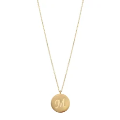 Colliers Médaille Lettre