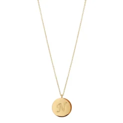 Colliers Médaille Lettre
