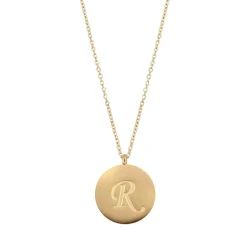 Colliers Médaille Lettre