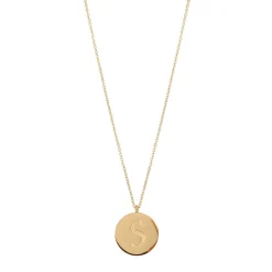 Colliers Médaille Lettre