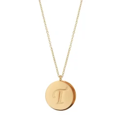 Colliers Médaille Lettre