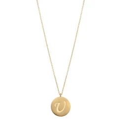 Colliers Médaille Lettre