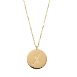 Colliers Médaille Lettre
