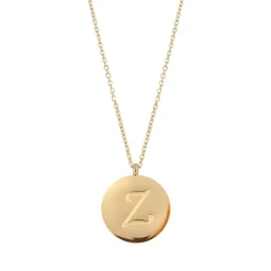 Colliers Médaille Lettre