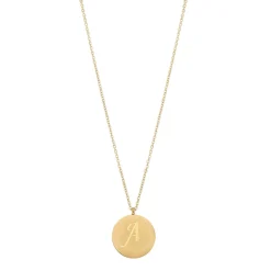Colliers Médaille Lettre