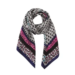 Foulard carré de soie Joy