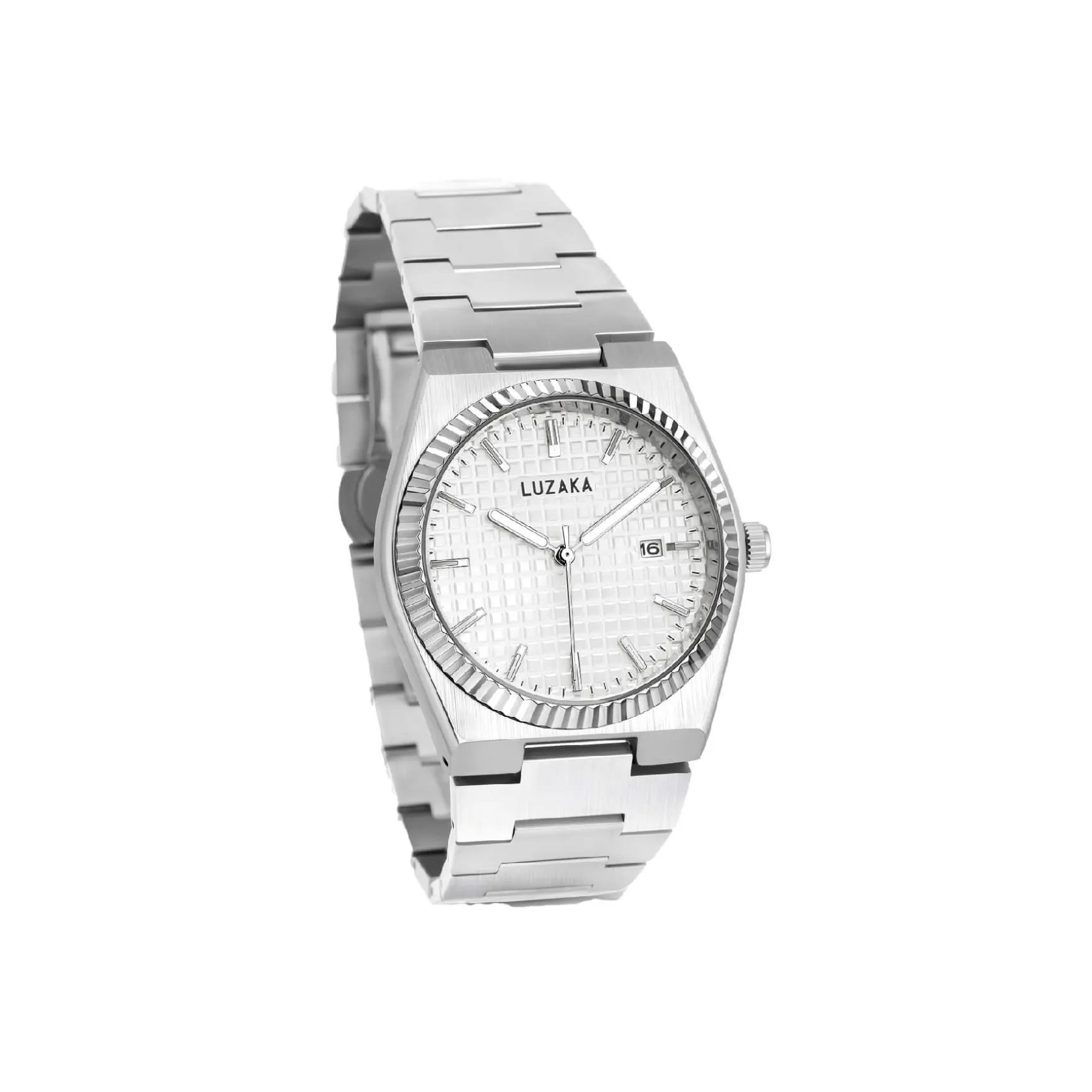 Montre Gabriel blanche acier