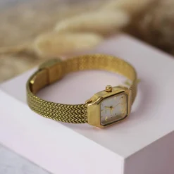 Montre Mila acier doré or