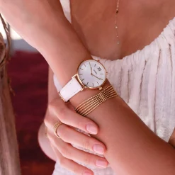 Montre Nova blanche