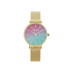 Montre Paloma pailletée acier doré