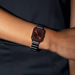 Montre Plazza rouge