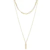 Multi rangs Jade blanc doré or