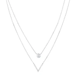 Multirangs V Argent 925 rhodié