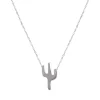 Pendentif Cactus acier
