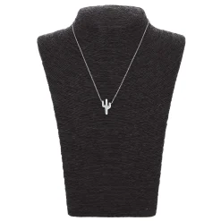 Pendentif Cactus acier