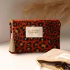 Pochette Léo terracotta