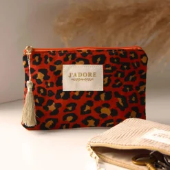 Pochette Léo terracotta