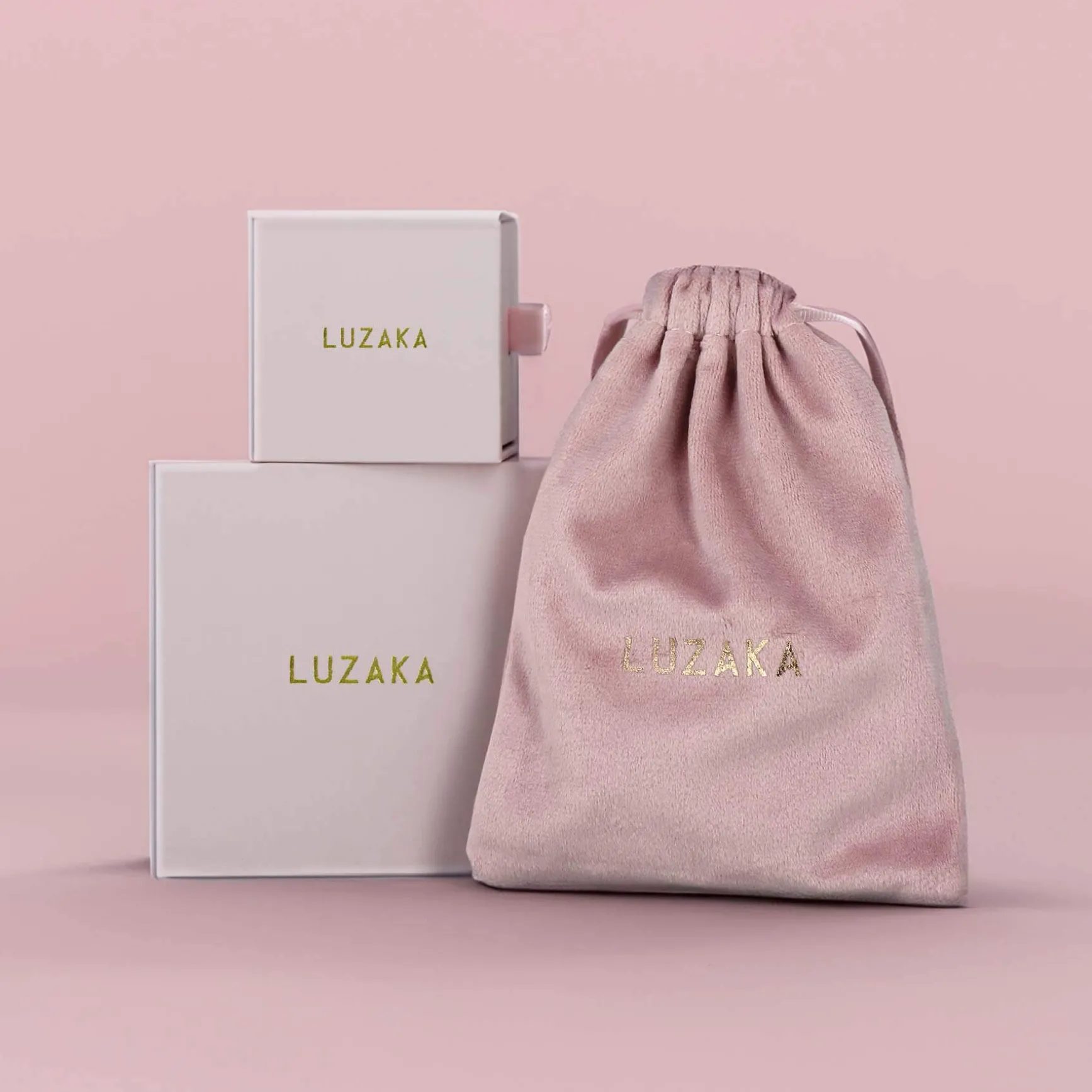 Pochon cadeau rose pour bijoux
