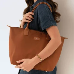 Sac à main Cabas Adèle camel