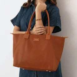 Sac à main Cabas Adèle camel