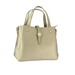 Sac à main Darius taupe métalisée