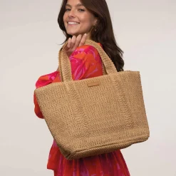 Sac à main paille pampelone naturel
