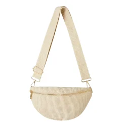 Sac Banane Erika velours Crème