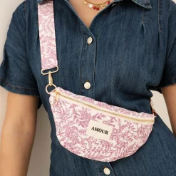 Sac Banane Flavie rose