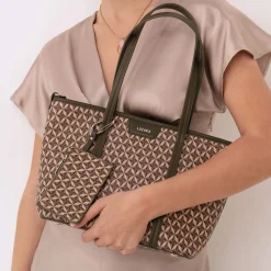 Sac cabas Louise kaki