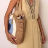 Sac Paille Bellagio bleu