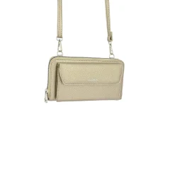Sac Portefeuille horizontal doré