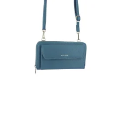 Sac Portefeuille horizontal bleu jean