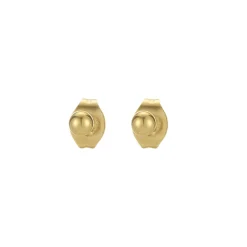 Set 3 boucles Jane acier doré or