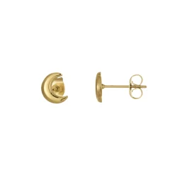Set 3 boucles Jane acier doré or