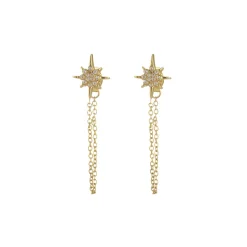 Set 3 boucles Jane acier doré or
