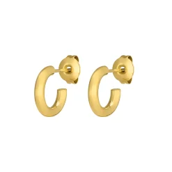 Set 3 boucles Maria doré or